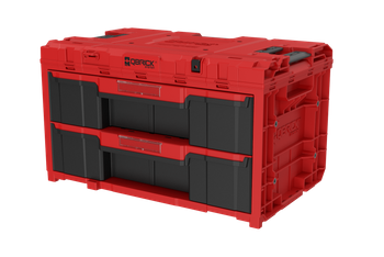 QBRICK SYSTEM ONE Drawer 2 Toolbox 2.0 RED ULTRA HD Szuflady