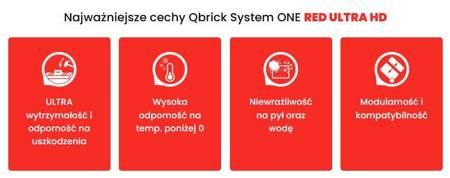 QBRICK SYSTEM ONE 200 Profi 2.0 Red Ultra HD